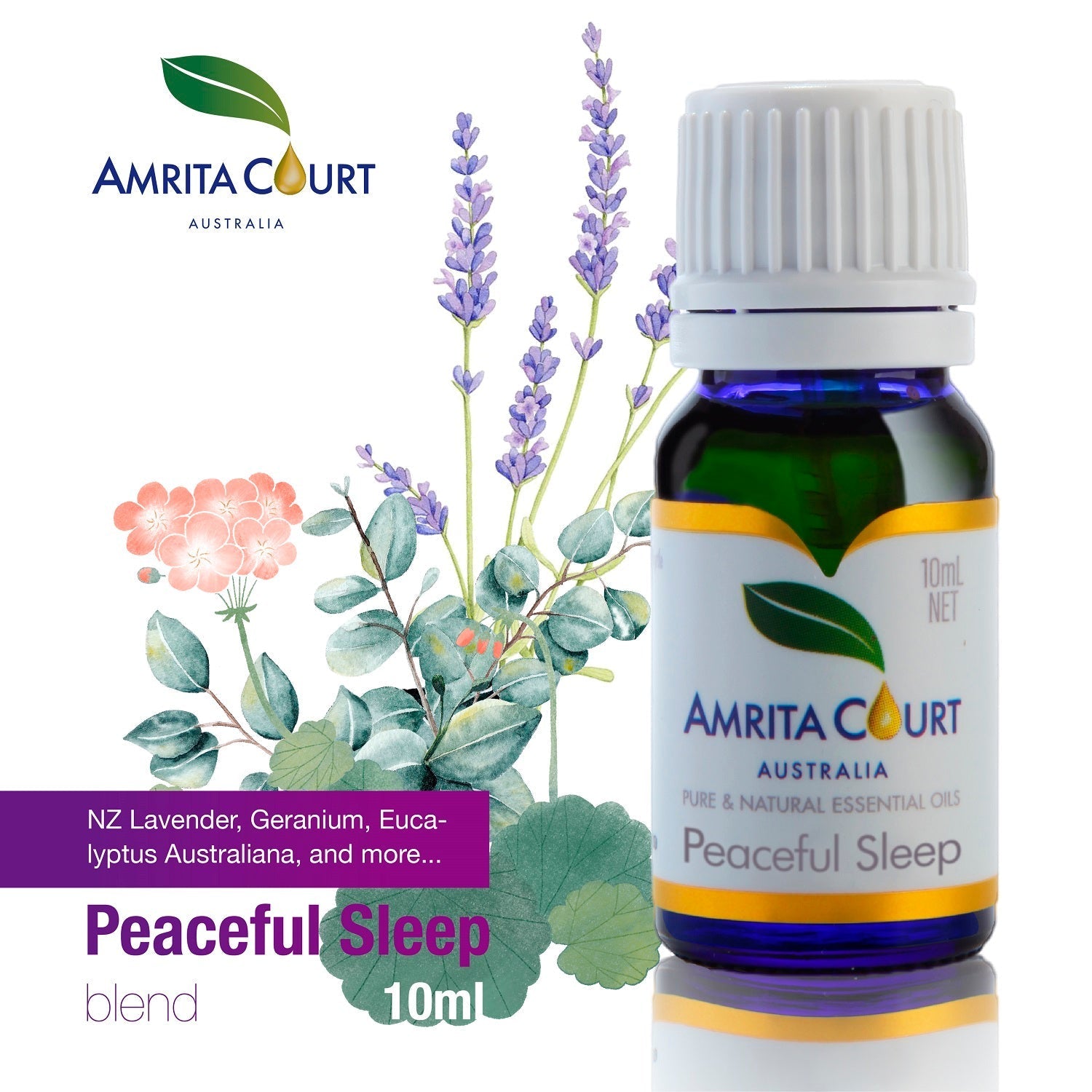 Peaceful Sleep+Wood Diffuser | Improve Sleep | Calming & Sedating | Essential Oil Combo-3