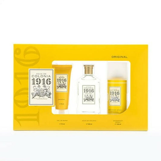 Unisex' Perfume Set Puig Agua de Colonia 1916 3 Pieces-0