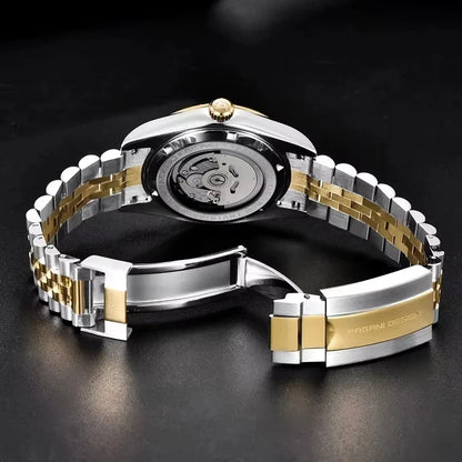 PAGANI DESIGN Men's Mechanical Wristwatch Top Luxury Automatic Watch Stainless Steel 100m Waterproof Clock Reloj Hombre PD1654
