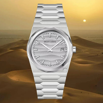 2025 Neuheiten Specht & Söhne 222 Gold Uhren Für Männer Super Slim Stahl Saphir Klassische Quarzuhr Relogio Masculino 37 MM