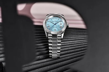 PAGANI DESIGN DD40 Herrenuhren 2024, Top-Luxus-Roségold-Uhr für Herren, automatische mechanische Armbanduhren, wasserdichte Geschenkuhr