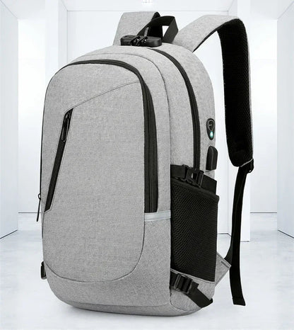 2024 Rucksack, Diebstahlschutz, Passwortsperre, Oxford, für Herren und Damen, Unisex, Business, Laptop, Computer, Reisen, Freizeit, Mode, tragbar
