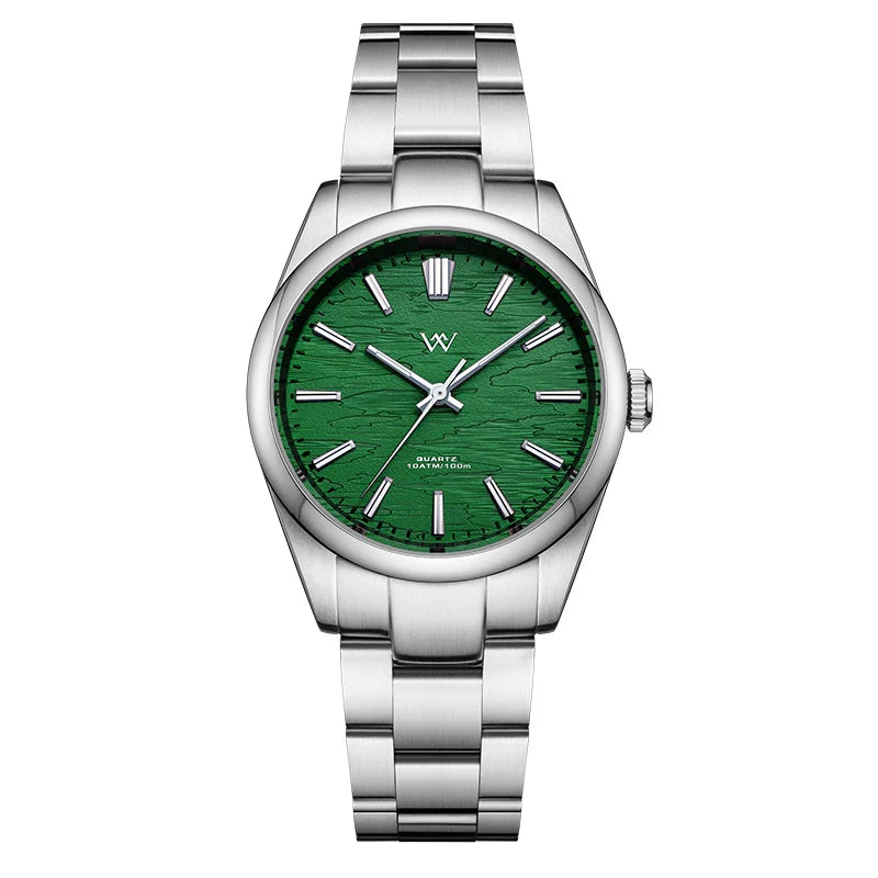 WM Uhr Quarz Herrenuhren Hochwertiger Saphir 100M Wasserdicht AR-beschichtet Birkenwald Serie Welly Merck 36mm Uhr Mann WM207
