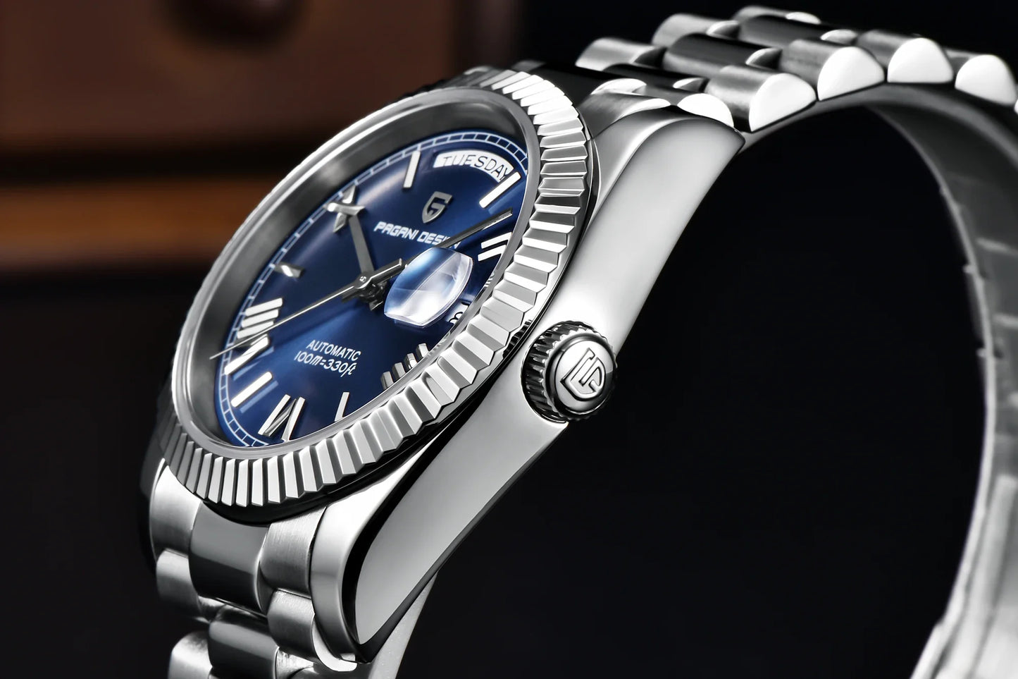 PAGANI DESIGN DD36 Doppelkalender 36MM mechanische Automatik Herrenuhr Haiou ST16 Saphir Luxus wasserdicht Relogio Masculino