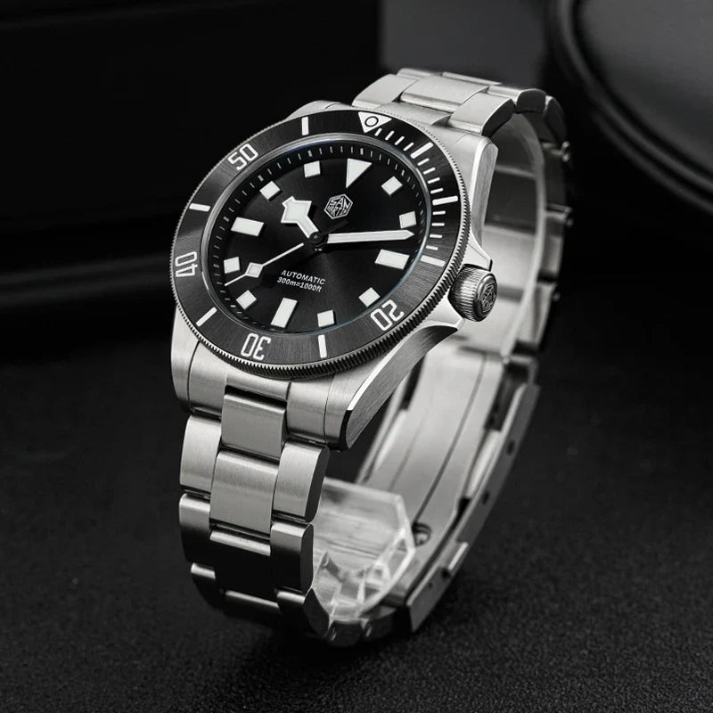 San Martin SN0121TW Titanium Dive Watch NH35 Automatic Movement Sapphire Luminous 300m Waterproof Watches Sunray Dial Wristwatch
