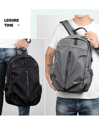 14-Zoll-Freizeit-Schultasche mit großer Kapazität, Sport, einfache Männer und Frauen, universeller Computer-Rucksack, Laptop-Rucksack, Reiserucksack