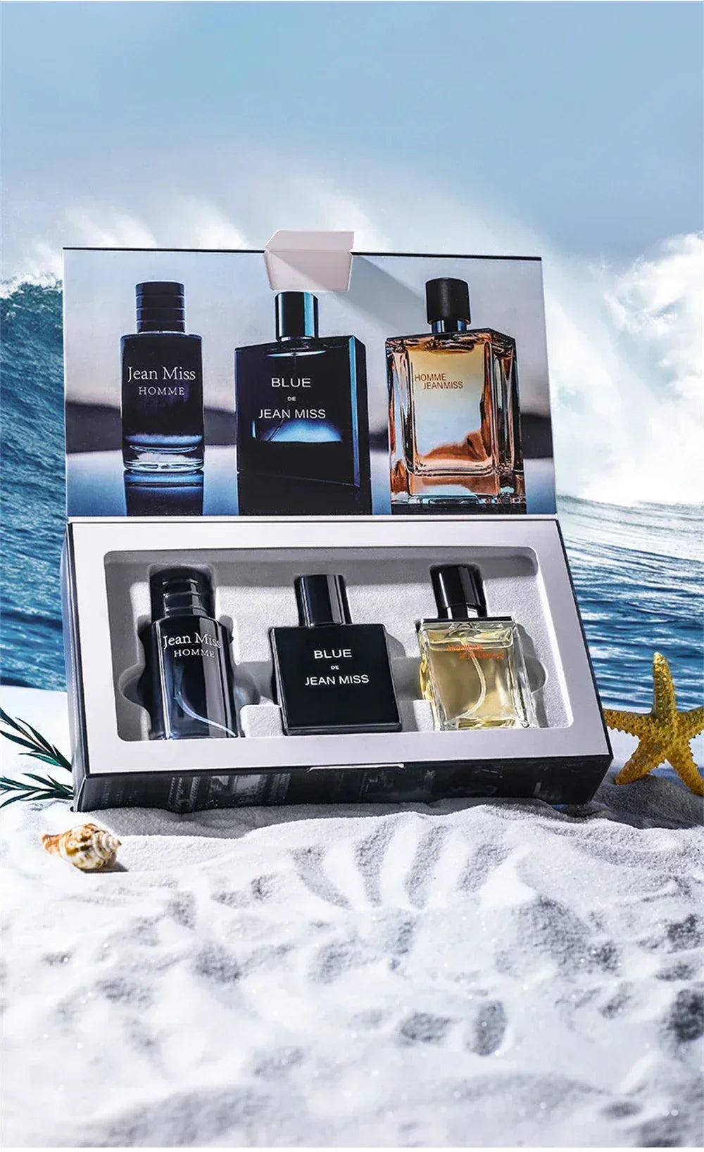 Men Perfume Hombre Gift Box 3pcs Set 90ml Colognes Scent Fascination High Quality Man Parfums Masculinos Lasting Parfum Heren