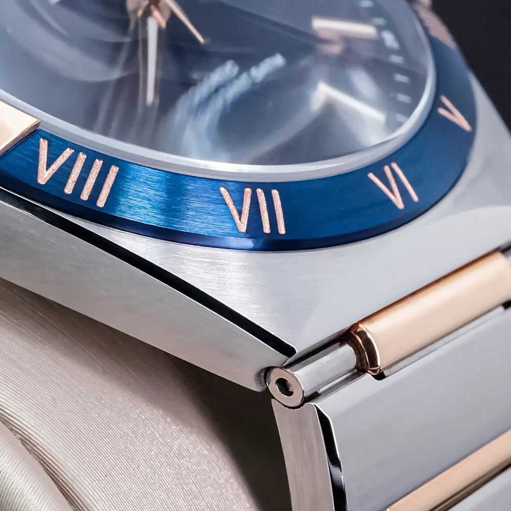 ENITON 40mm rose gold Business NH35 Movement High Quality Sapphire Glass Luxury Luminous Waterproof mechanical wristwatches