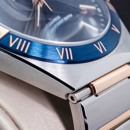 ENITON 40mm rose gold Business NH35 Movement High Quality Sapphire Glass Luxury Luminous Waterproof mechanical wristwatches