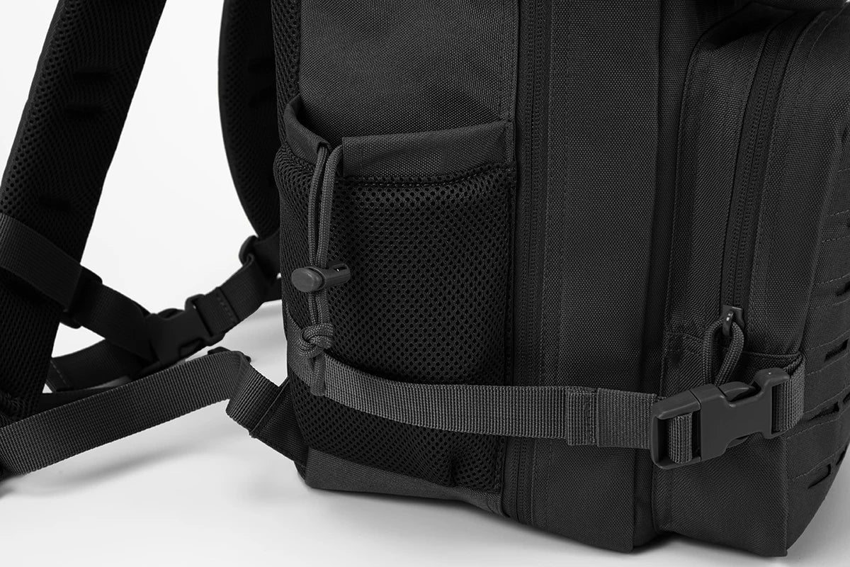 25L Taktischer Rucksack Outdoor-Tasche Fitness-Rucksack MOLLE-Rucksack Damen/Herren Wandern Überlebensrucksack Herren Dual-Getränkehalter