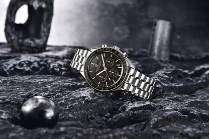 PAGANI DESIGN 2025, neue Monduhr, Retro-Luxus-Quarzuhren für Herren, Edelstahl, leuchtend, wasserdicht, Sport-Chronograph, Herren