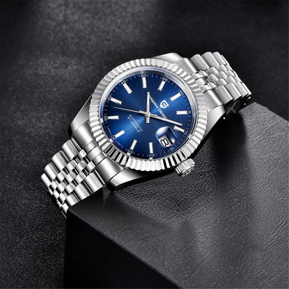 PAGANI DESIGN Men's Mechanical Wristwatch Top Luxury Automatic Watch Stainless Steel 100m Waterproof Clock Reloj Hombre PD1654
