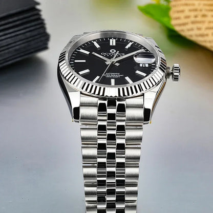 Octopus 36mm Men Mechanical Watch Stainless Steel PT5000/SW200 Automatic Movement 100m Waterproof Fashion Luxury Wristwatch