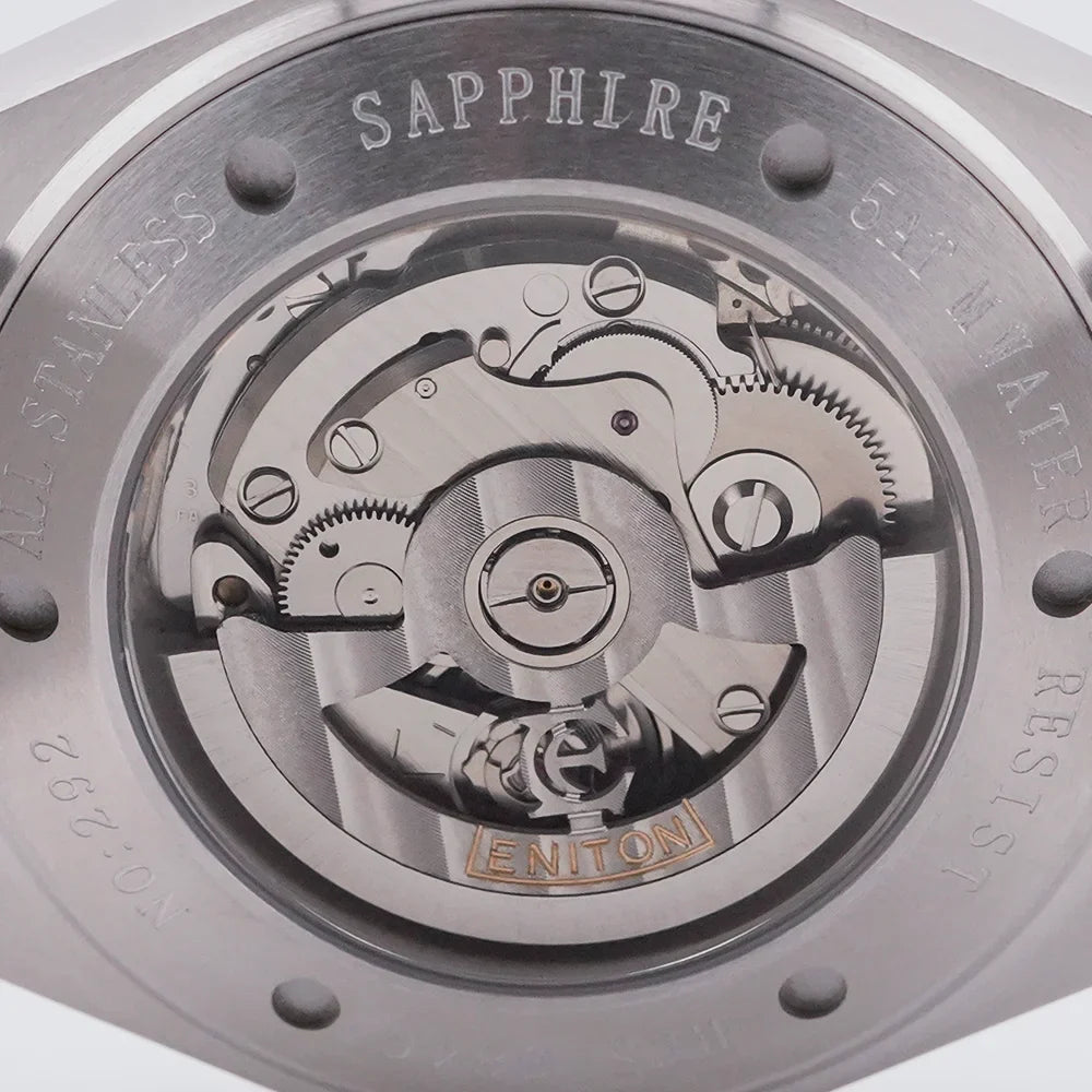 ENITON 40mm Business NH35 Movement High Quality Sapphire Glass mechanical watch Luxury Luminous Waterproof man watches
