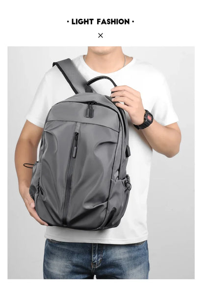 14-Zoll-Freizeit-Schultasche mit großer Kapazität, Sport, einfache Männer und Frauen, universeller Computer-Rucksack, Laptop-Rucksack, Reiserucksack