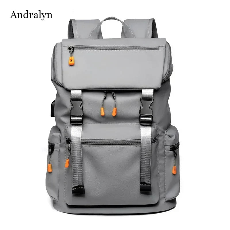 Herren-Rucksack, 17,3-Zoll-Oxford, großes Fassungsvermögen, hochwertiger, modischer Business-Laptop-Rucksack, wasserdicht, verschleißfest, Freizeit-Reiserucksack