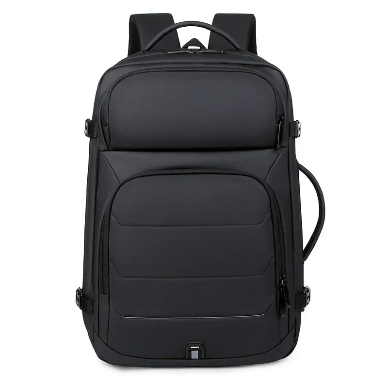 Erweiterbare 17-Zoll-Laptop-Rucksäcke für Herren, wasserdichte Notebook-Tasche, USB-Schultasche, Sport, Reisen, Schultasche, Rucksack für Männer