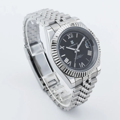 36mm/39mm Luxus NH35 Automatische Mechanische Armbanduhren Römische Zahlen Corget Männer Uhr Sapphire Kristall 10bars gold reloj Hombre