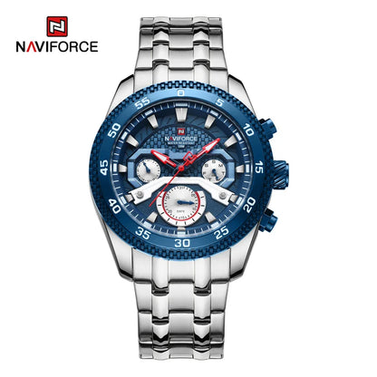 Navi force neues Design Uhr für Männer Luxus Mode leuchtenden Chronograph wasserdicht Datum Woche Quarz Armbanduhr Relogio Masculino