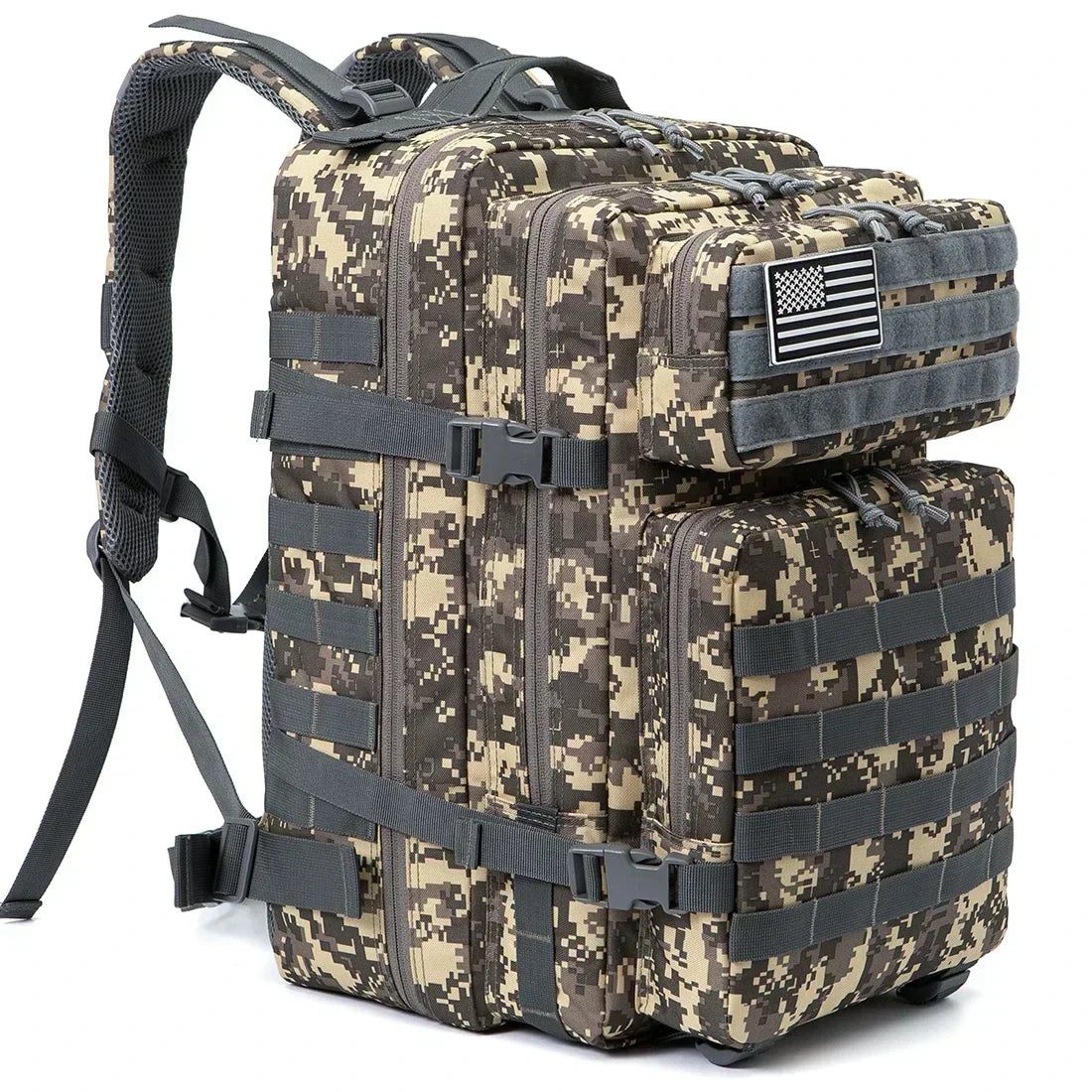 45L Taktischer Rucksack, große Kapazität, Outdoor-Rucksack, 3-Tage-Fitness-Wandertasche, Wandern, Campingausrüstung, Rucksäcke
