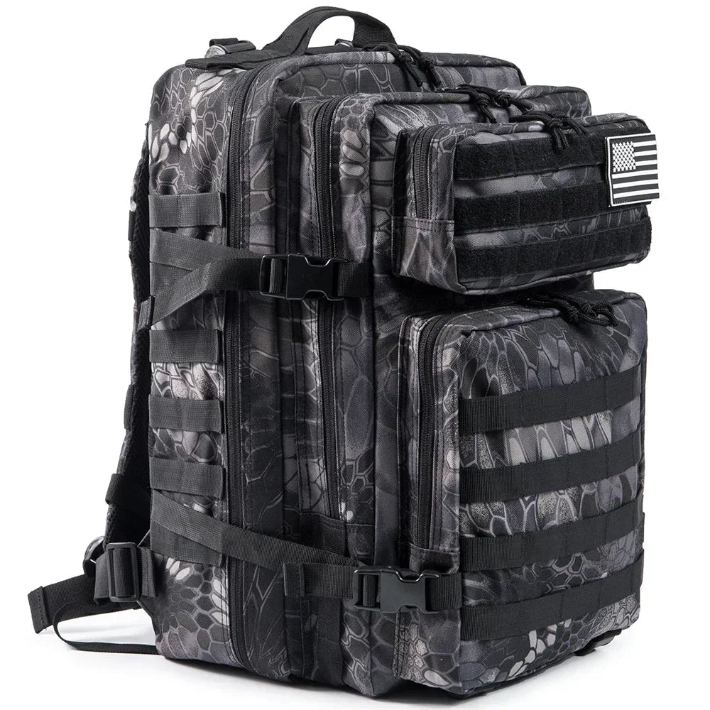 45L Taktischer Rucksack, große Kapazität, Outdoor-Rucksack, 3-Tage-Fitness-Wandertasche, Wandern, Campingausrüstung, Rucksäcke