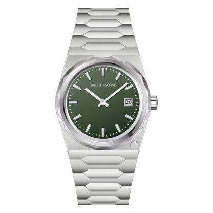 2025 Neuheiten Specht & Söhne 222 Gold Uhren Für Männer Super Slim Stahl Saphir Klassische Quarzuhr Relogio Masculino 37 MM