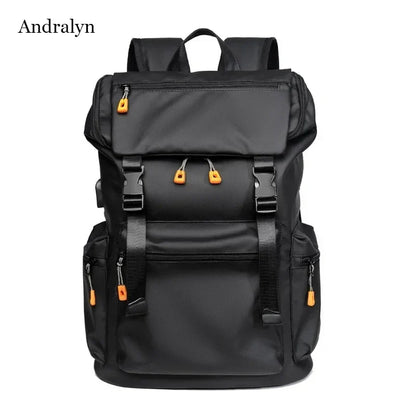 Herren-Rucksack, 17,3-Zoll-Oxford, großes Fassungsvermögen, hochwertiger, modischer Business-Laptop-Rucksack, wasserdicht, verschleißfest, Freizeit-Reiserucksack