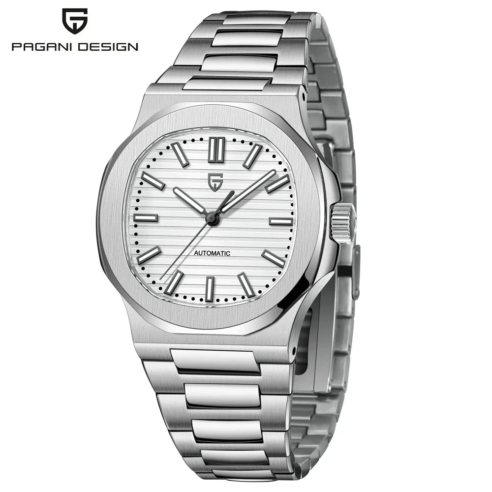 PAGANI DESIGN Top Luxus Automatische Uhr Für Männer Mechanische Uhren Männer Sport Wasserdicht Saphir Edelstahl Reloj Hombre