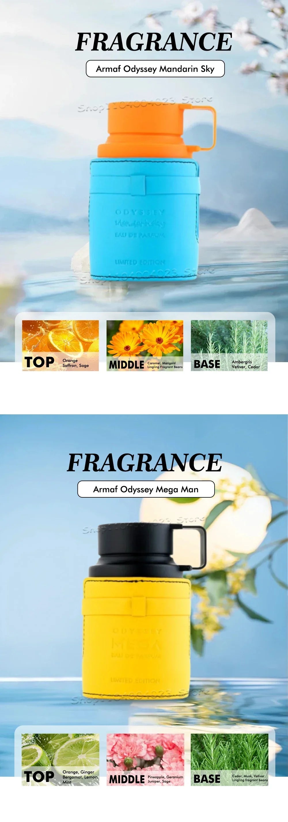 Odyssey Mandarinsky Limited Edition von Armaf für Männer, originelles arabisches Parfüm, perfekt für den täglichen Gebrauch und besondere Anlässe