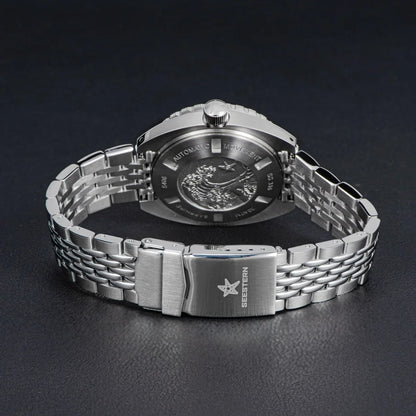 SEESTERN SUB300T Luminous Diver Watch Automatic Men Date 200m Turn Bracelet Wristwatches Retro Mechanical Sapphire Ceramic New