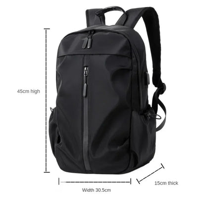 14-Zoll-Freizeit-Schultasche mit großer Kapazität, Sport, einfache Männer und Frauen, universeller Computer-Rucksack, Laptop-Rucksack, Reiserucksack