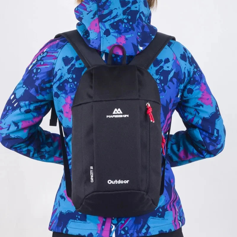 Wasserdichter Sportrucksack für den Außenbereich, Reisetasche, 10 l, für den täglichen Gebrauch, kleine doppelte Umhängetasche für Jungen und Mädchen