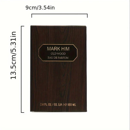 Klassisches Parfüm Eau de Parfum Exquisite holzstrukturierte Vintage Luxe Rich Woody Long-Lasting Man Cologne Fragrance Spray Parfums