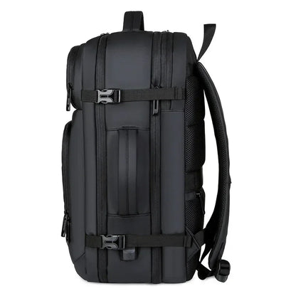 Erweiterbare 17-Zoll-Laptop-Rucksäcke für Herren, wasserdichte Notebook-Tasche, USB-Schultasche, Sport, Reisen, Schultasche, Rucksack für Männer