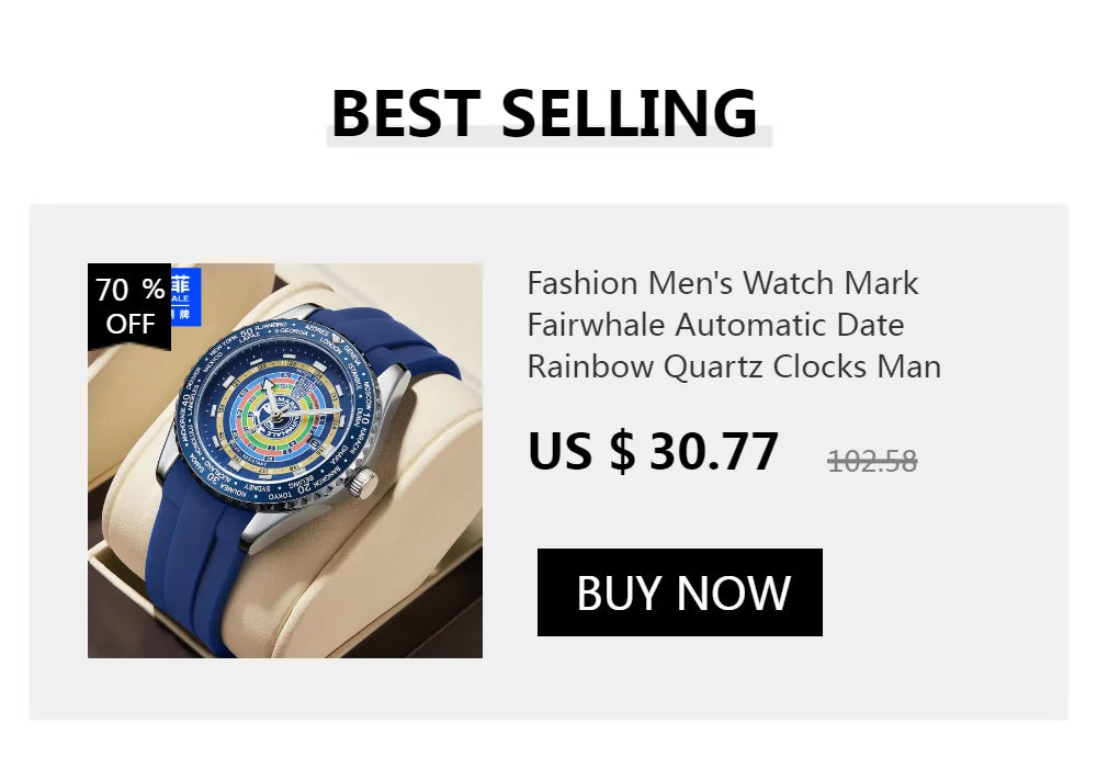 Hohe Qualität Mark Fairwhale Herren Armbanduhr Mode Einzigartige Rotierenden Roulette Zifferblatt Wasserdicht Quarz Mann Watche Dropshipping ﻿