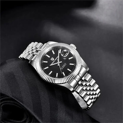 PAGANI DESIGN Men's Mechanical Wristwatch Top Luxury Automatic Watch Stainless Steel 100m Waterproof Clock Reloj Hombre PD1654