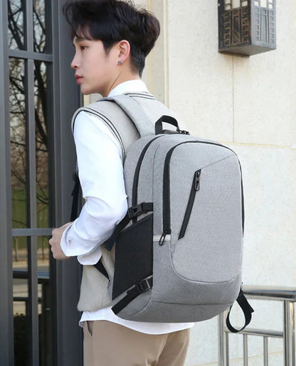 2024 Rucksack, Diebstahlschutz, Passwortsperre, Oxford, für Herren und Damen, Unisex, Business, Laptop, Computer, Reisen, Freizeit, Mode, tragbar