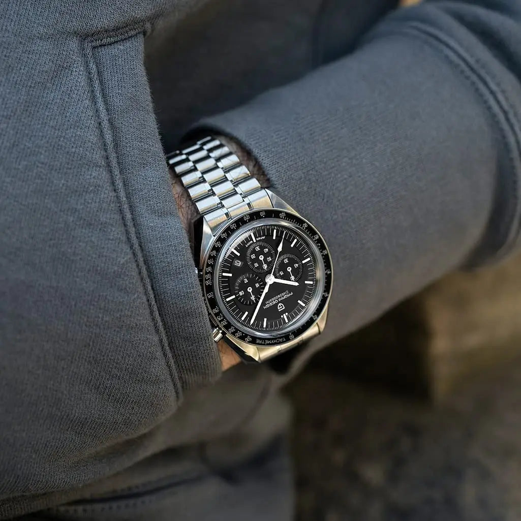 PAGANI DESIGN 2025, neue Monduhr, Retro-Luxus-Quarzuhren für Herren, Edelstahl, leuchtend, wasserdicht, Sport-Chronograph, Herren