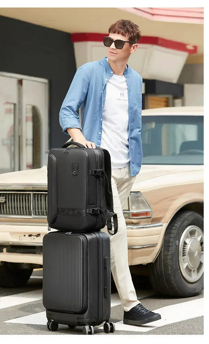 Reise Männer erweitert Laptop Rucksack Vakuum Kompression Wander rucksack USB-Aufladung Geschäft große Kapazität Rucksack für Pumpen
