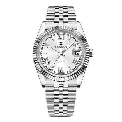 36mm/39mm Luxus NH35 Automatische Mechanische Armbanduhren Römische Zahlen Corget Männer Uhr Sapphire Kristall 10bars gold reloj Hombre