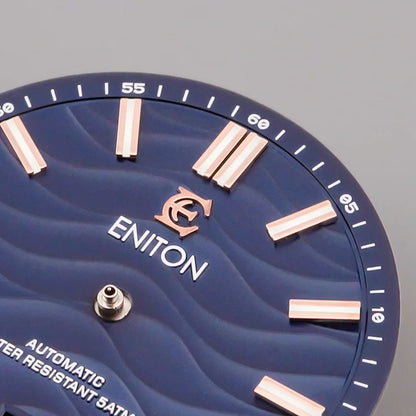 ENITON 40mm rose gold Business NH35 Movement High Quality Sapphire Glass Luxury Luminous Waterproof mechanical wristwatches