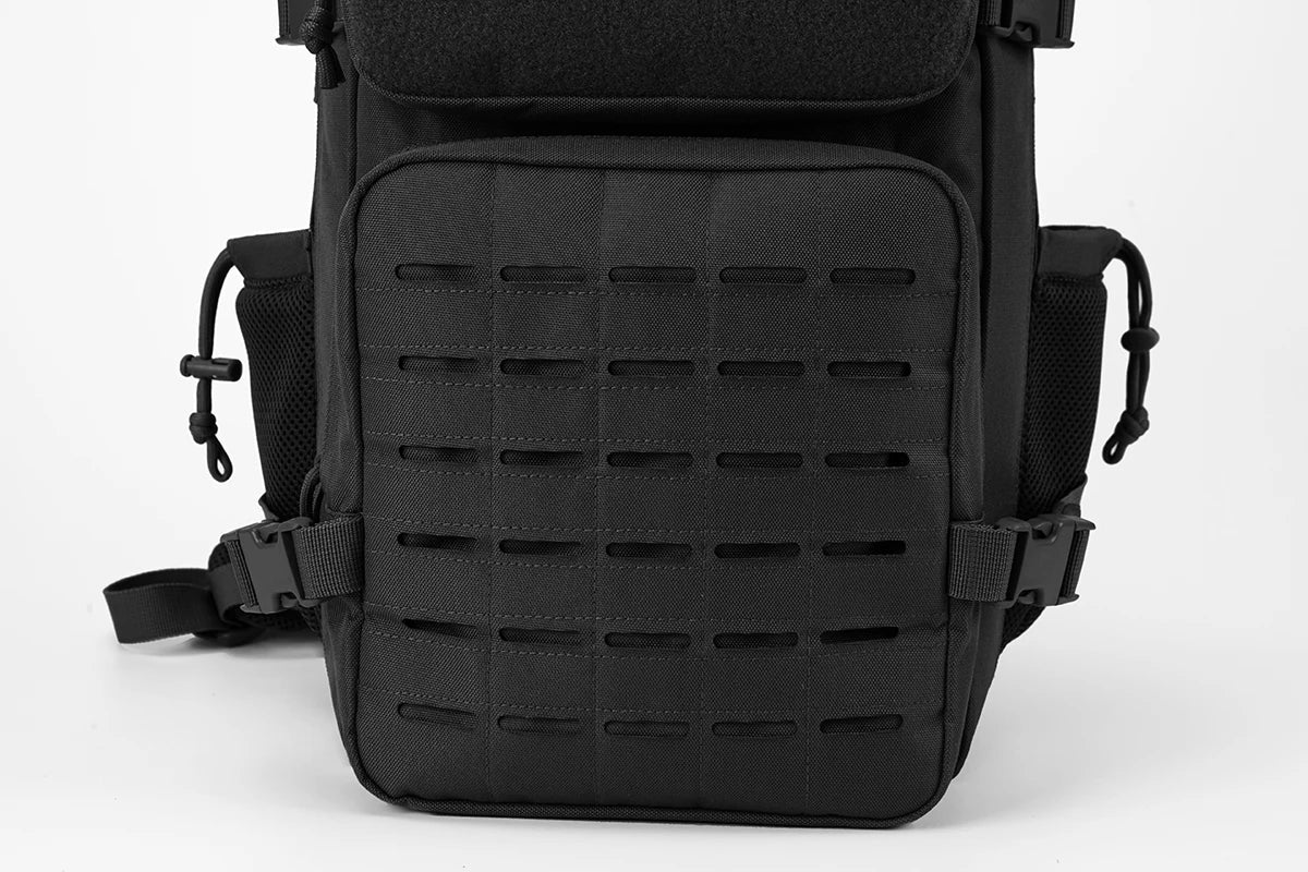 25L Taktischer Rucksack Outdoor-Tasche Fitness-Rucksack MOLLE-Rucksack Damen/Herren Wandern Überlebensrucksack Herren Dual-Getränkehalter