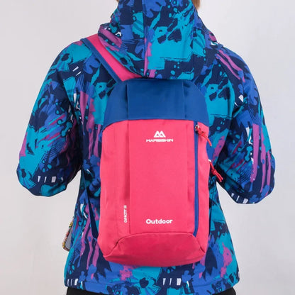 Wasserdichter Sportrucksack für den Außenbereich, Reisetasche, 10 l, für den täglichen Gebrauch, kleine doppelte Umhängetasche für Jungen und Mädchen