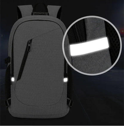 2024 Rucksack, Diebstahlschutz, Passwortsperre, Oxford, für Herren und Damen, Unisex, Business, Laptop, Computer, Reisen, Freizeit, Mode, tragbar