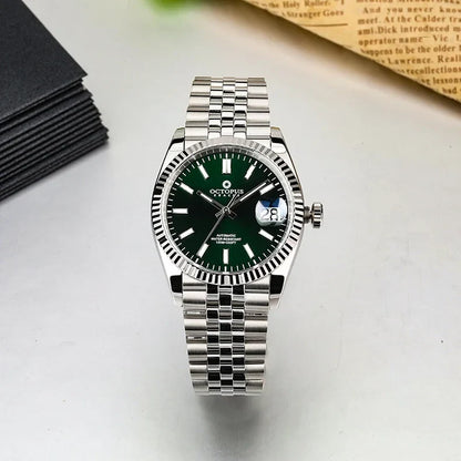 Octopus 36mm Men Mechanical Watch Stainless Steel PT5000/SW200 Automatic Movement 100m Waterproof Fashion Luxury Wristwatch
