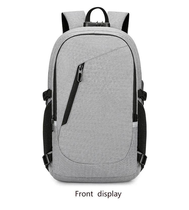 2024 Rucksack, Diebstahlschutz, Passwortsperre, Oxford, für Herren und Damen, Unisex, Business, Laptop, Computer, Reisen, Freizeit, Mode, tragbar