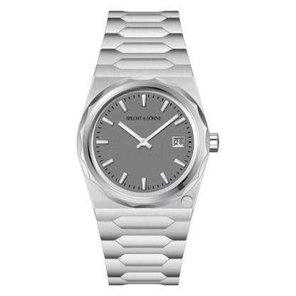 2025 Neuheiten Specht & Söhne 222 Gold Uhren Für Männer Super Slim Stahl Saphir Klassische Quarzuhr Relogio Masculino 37 MM