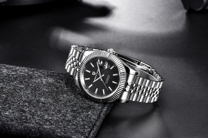PAGANI DESIGN Men's Mechanical Wristwatch Top Luxury Automatic Watch Stainless Steel 100m Waterproof Clock Reloj Hombre PD1654