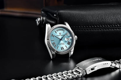 PAGANI DESIGN DD36 Doppelkalender 36MM mechanische Automatik Herrenuhr Haiou ST16 Saphir Luxus wasserdicht Relogio Masculino