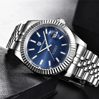 PAGANI DESIGN Men's Mechanical Wristwatch Top Luxury Automatic Watch Stainless Steel 100m Waterproof Clock Reloj Hombre PD1654